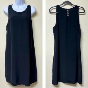 Cynthia Rowley 100% Silk Woman’s Black Sleeveless Light Black Dress SZ 12 summer